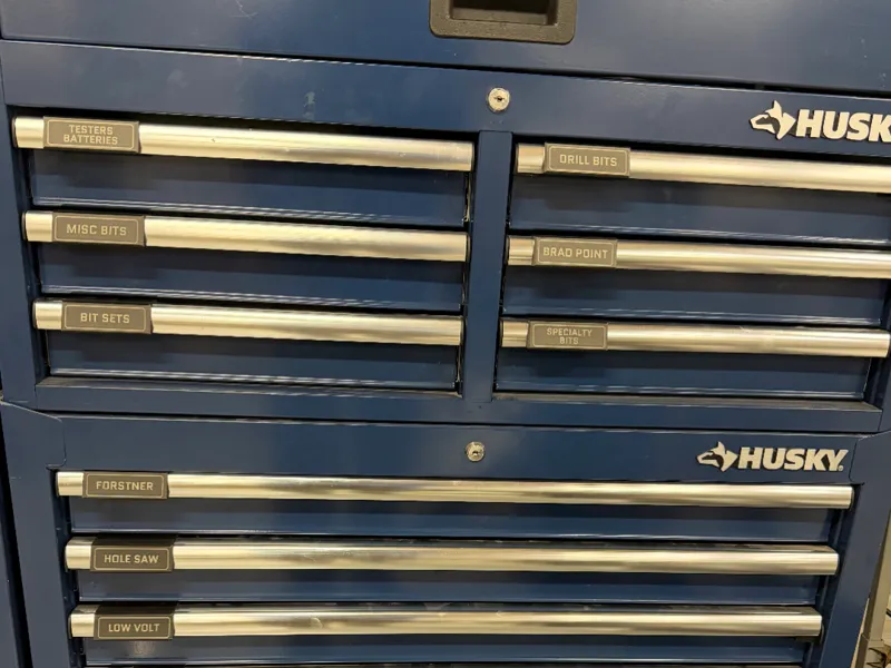 Husky Toolbox Drawer Labels