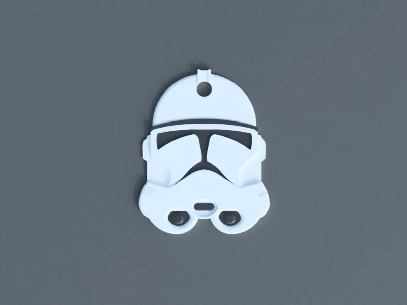 Star Wars Phase II Clone Trooper Keychain