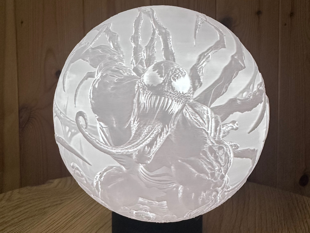 Vemon Lamp - (with Bambu LED Insert Options)