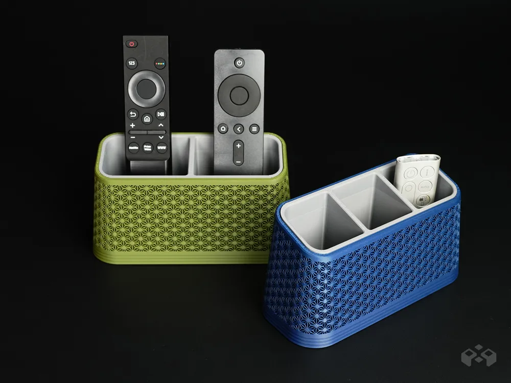 Asanoha Modular Remote Control Holder - Free 3D Print Model - MakerWorld