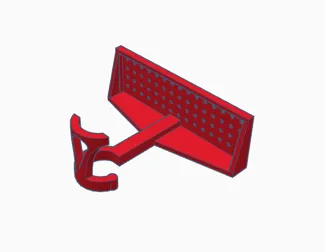 Hanging shelf for closet, clothing, or shower rod