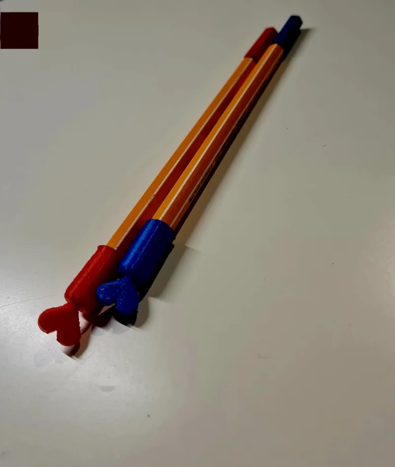 Pen Cap Heart (Topper)
