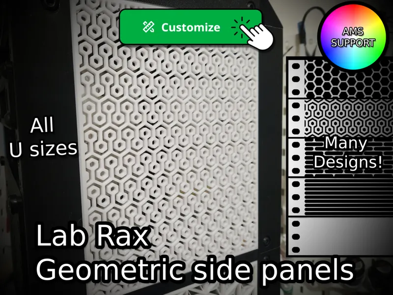 Lab Rax Geometric Side Panel | Customizable