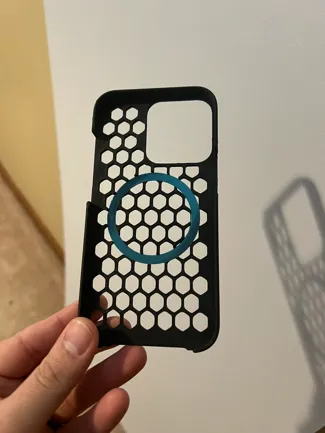 iPhone 13 Pro with magnetic ring cutout
