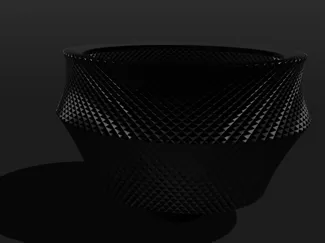 Octagonal Vase