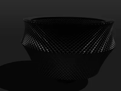Octagonal Vase
