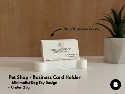 Pet Shop - Business Card Holder
