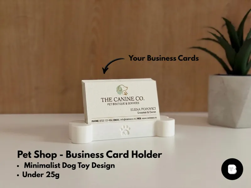 Pet Shop - Business Card Holder