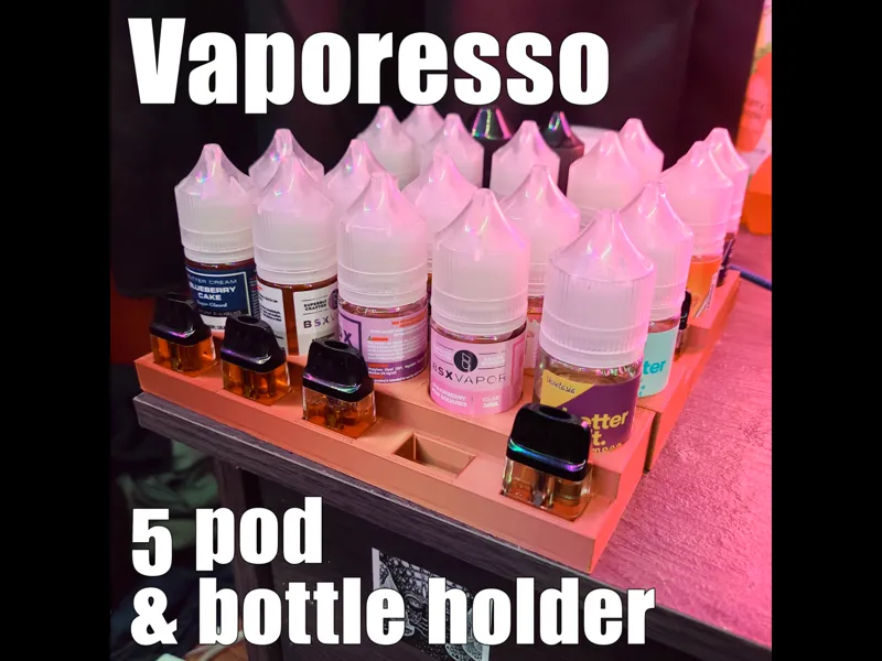 Vaporesso 5 bottle & pod holder/organizer