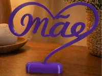 Mãe Coração com Base - A1 - Em português