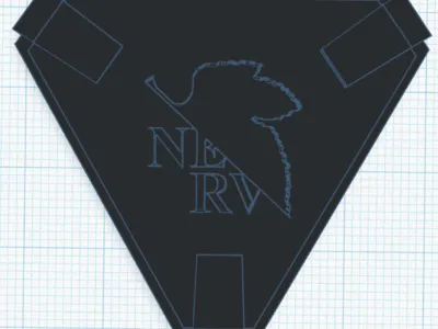 Evangelion Nerv Badge