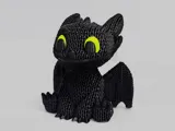 Фигурка Toothless в плетен стил