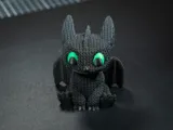 Фигурка Toothless в плетен стил