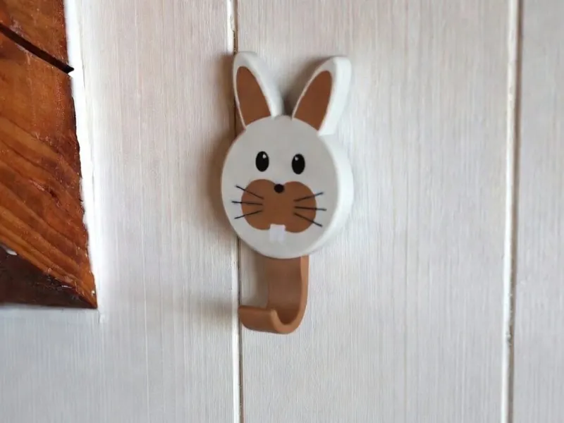 Motive Hanger / Kids Cloth Hanger / Rabbit