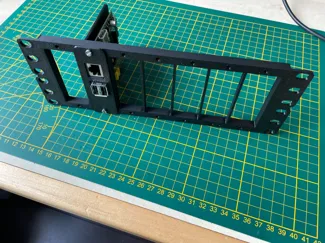 2U 7SBC Holder for 10" rack with 3mm nuts