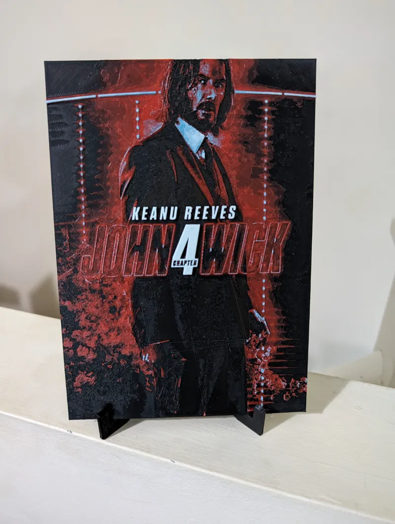 John Wick 4, Keanu Reeves - HueForge
