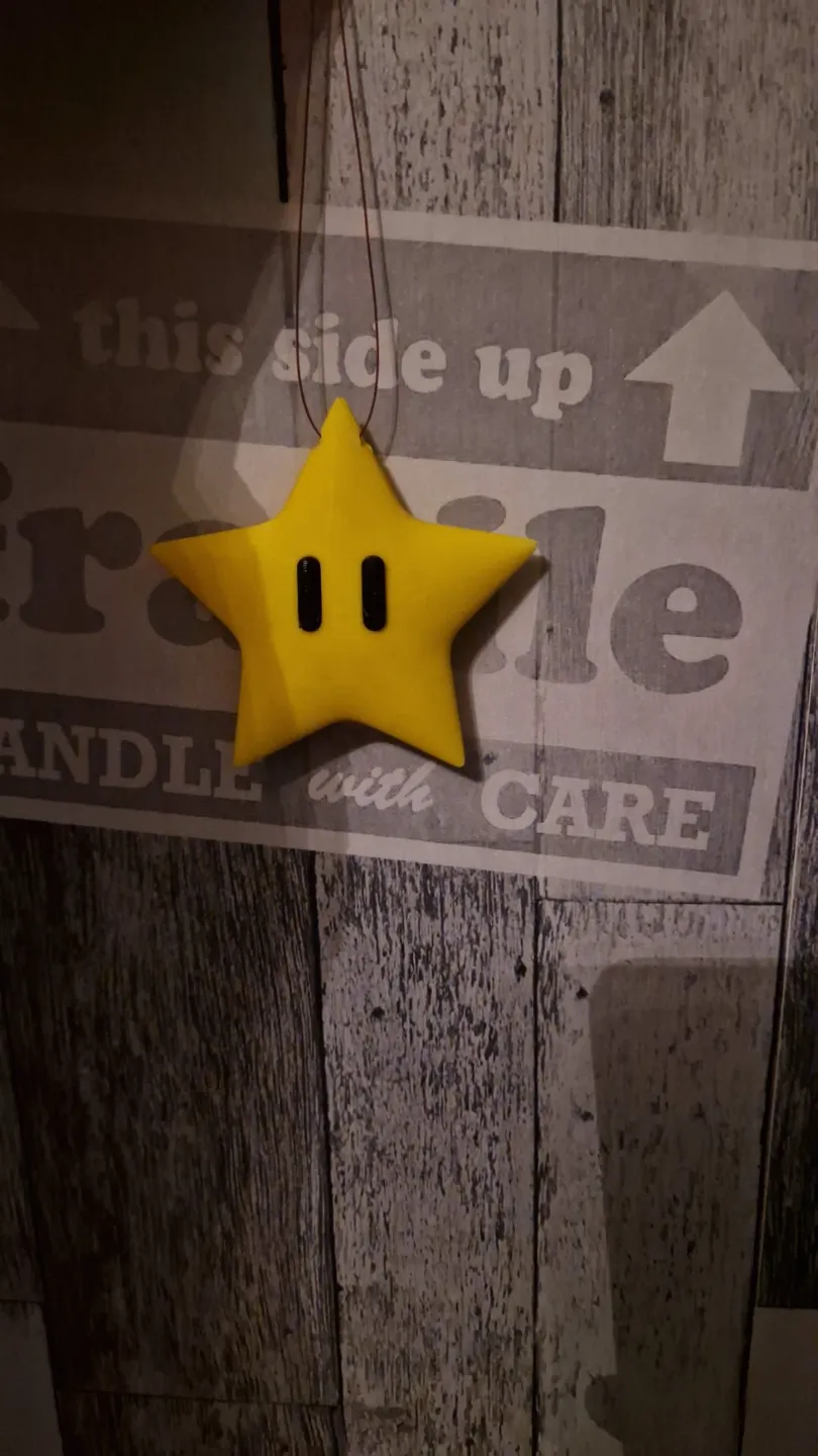 슈퍼 마리오 스타 - 무료 3D 프린트 모델 - MakerWorld