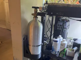 5lb CO2 Tank Wall Mount for Aquarium or Brewing