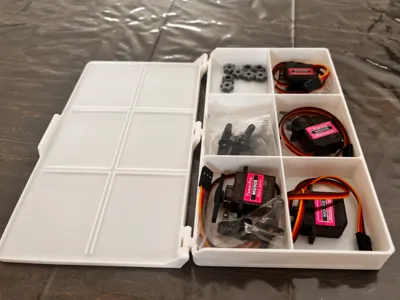 Print in place Box - 6, 3 or 1 Compartments