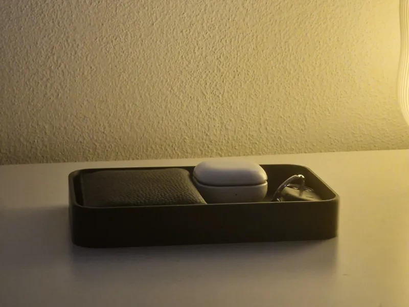 Minimalistische Ablage