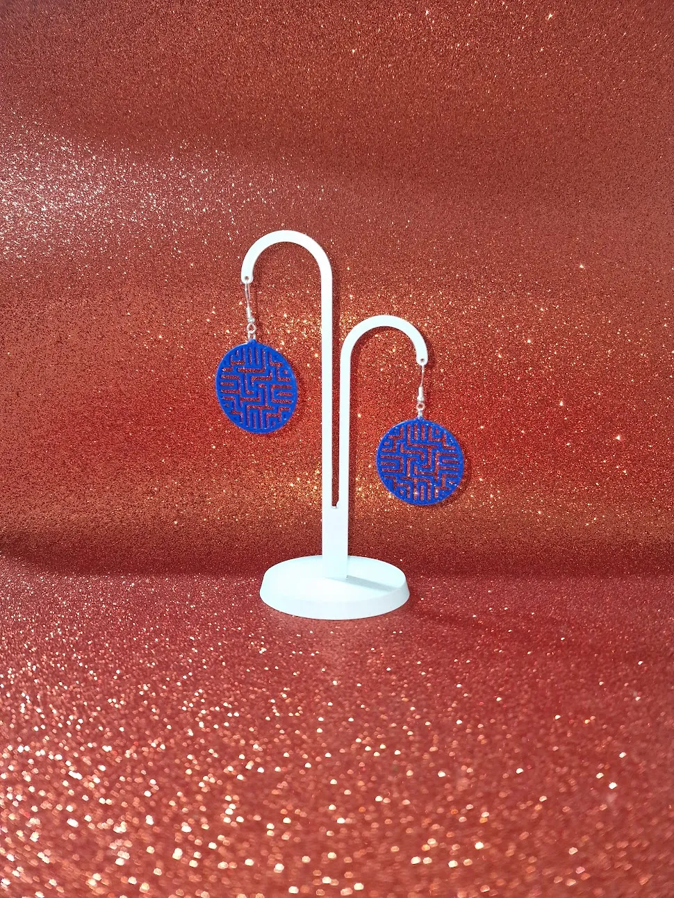 Labyrinth earrings view 3