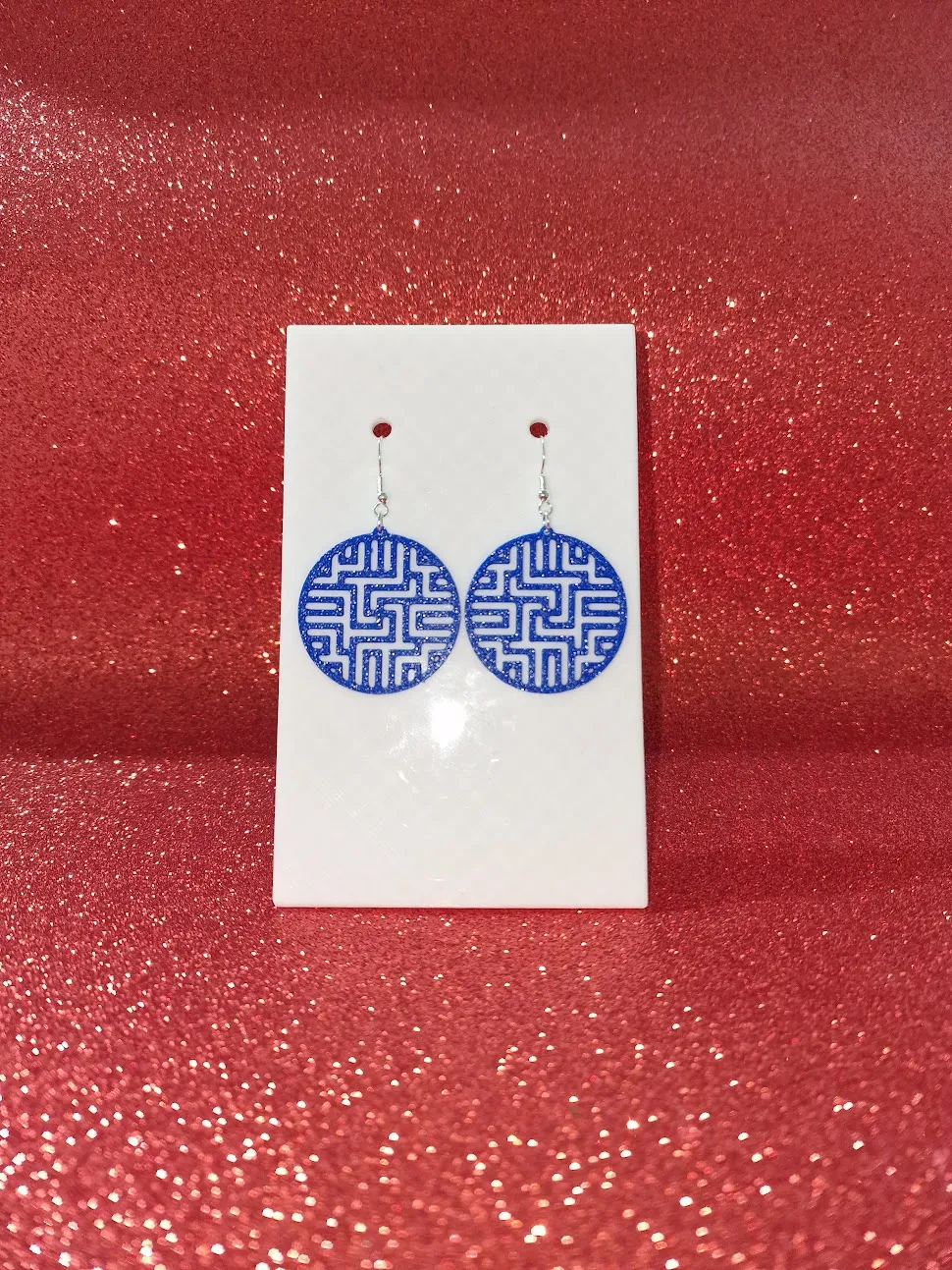 Labyrinth earrings view 2