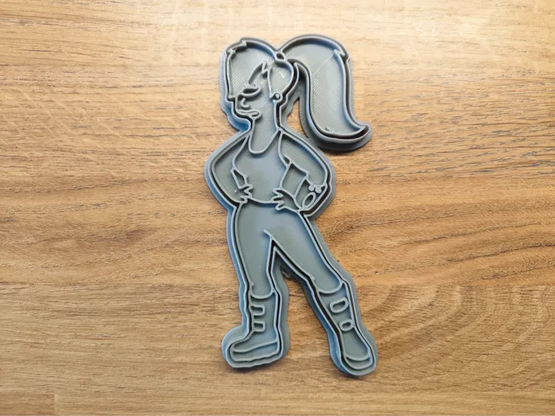 Futurama Leela Cookie Cutter and Stamp