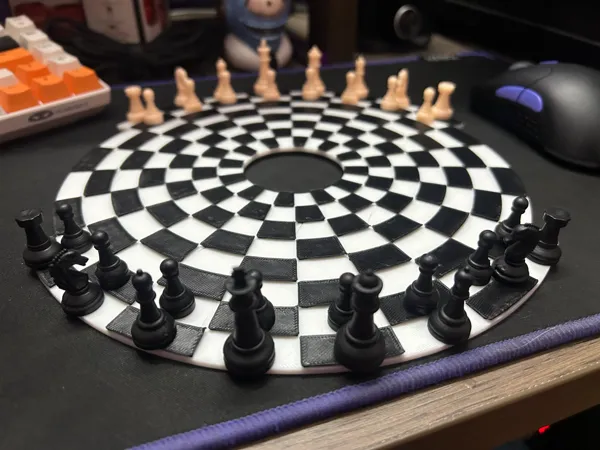 Échiquier circulaire