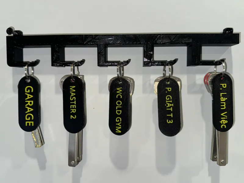 Key Holder With Tag