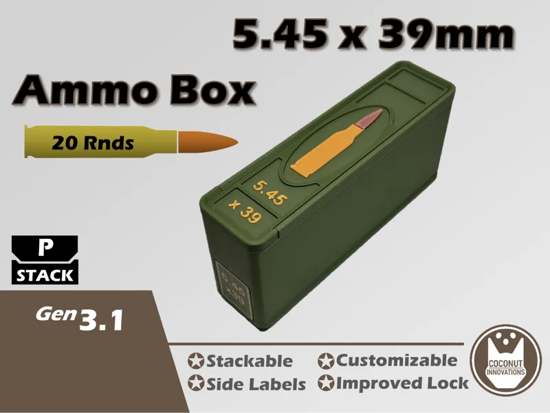 Ammo Storage Box - 5.45x39mm - 20 Rounds