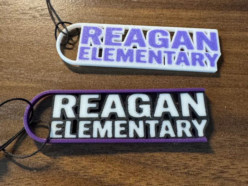 Reagan Elementary Keychain