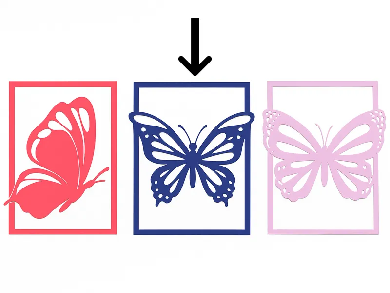 Butterflies Wall Art (2/3)