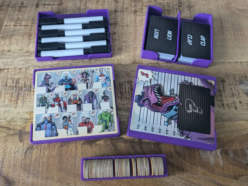 Alibis Game Insert / Organiser