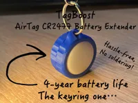 CR2477 Keyring: 0.16mm layer, 2 walls, 15% infill