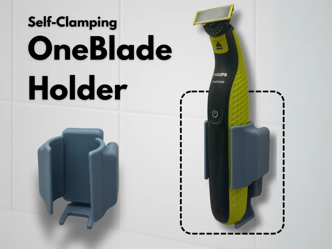 OneBlade Holder - Self-Clamping | OneBlade Stand view 2
