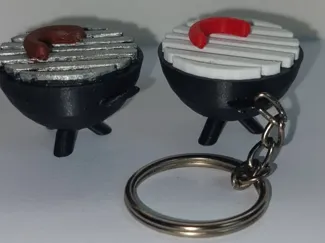 BBQ Keychain