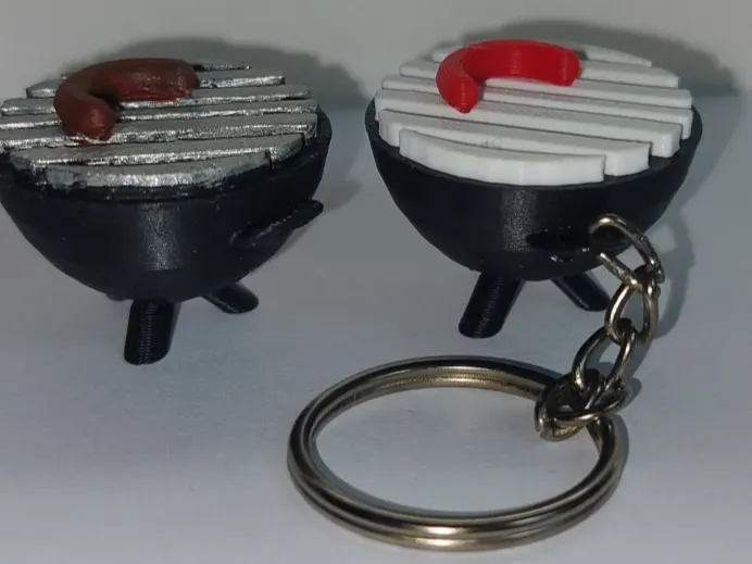 BBQ Keychain