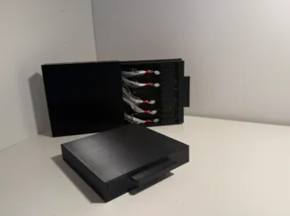 Fishing heckle storage box