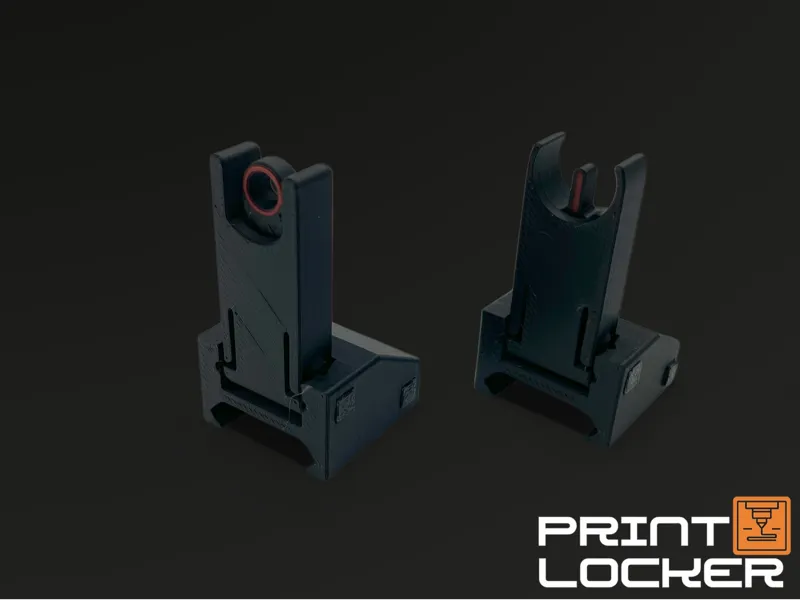 (Fully Printable) Flip Up Iron Sights V2