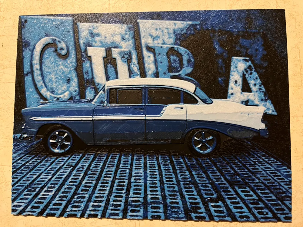 1956 Chevy Bel Air Cuban Particular - Free 3D Print Model - MakerWorld