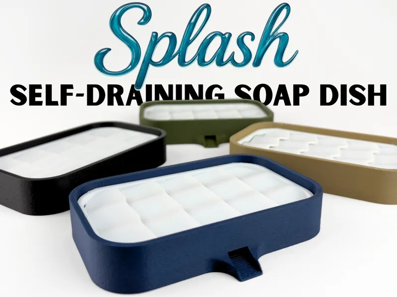 Splash • Self-Draining Soap Dish