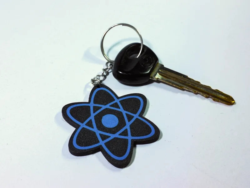 React Logo Keychain