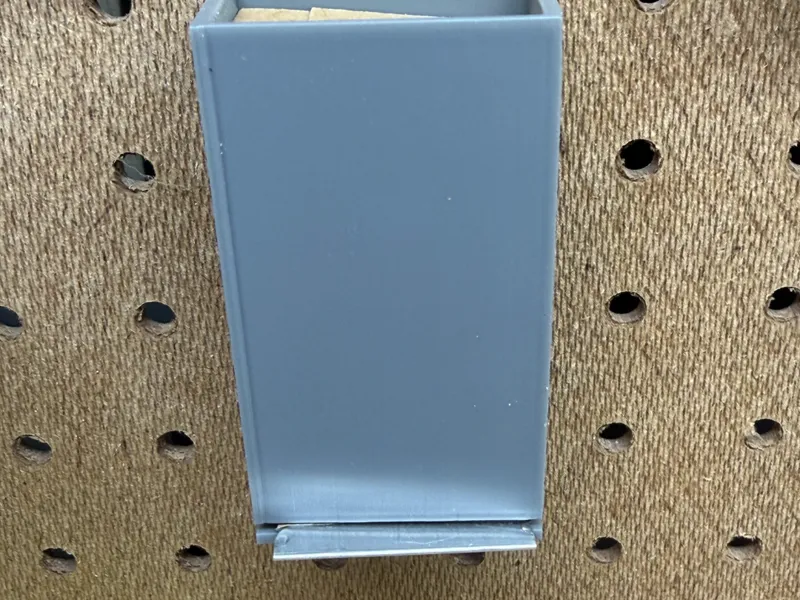Pegboard Razor Blade Dispenser