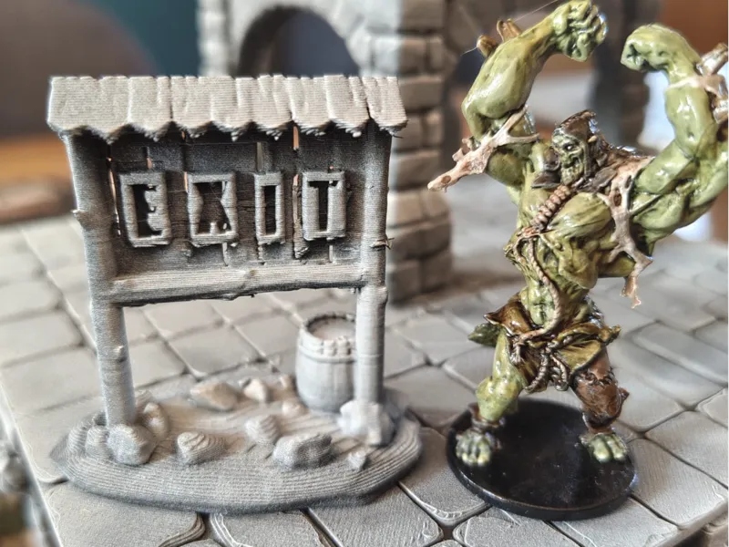 Panneau EXIT - Zombicide Black Plague