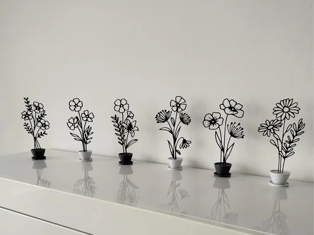 Blumen im Topf