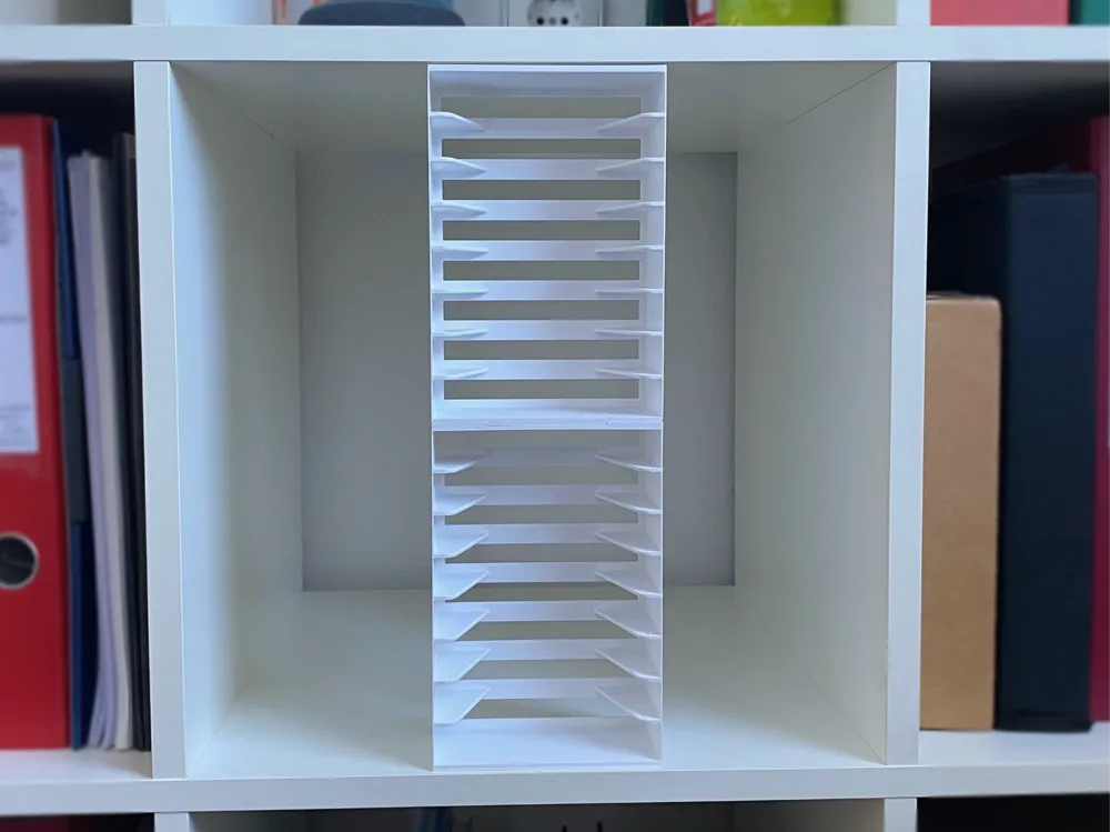 Audio cassette rack optimized for IKEA Kallax - Free 3D Print Model ...