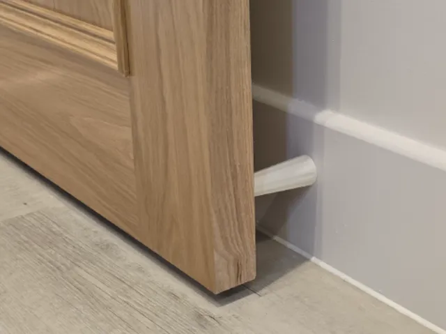 stick-on door stop with a TPU tip