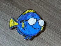 Blue Tang wearing sunglasses