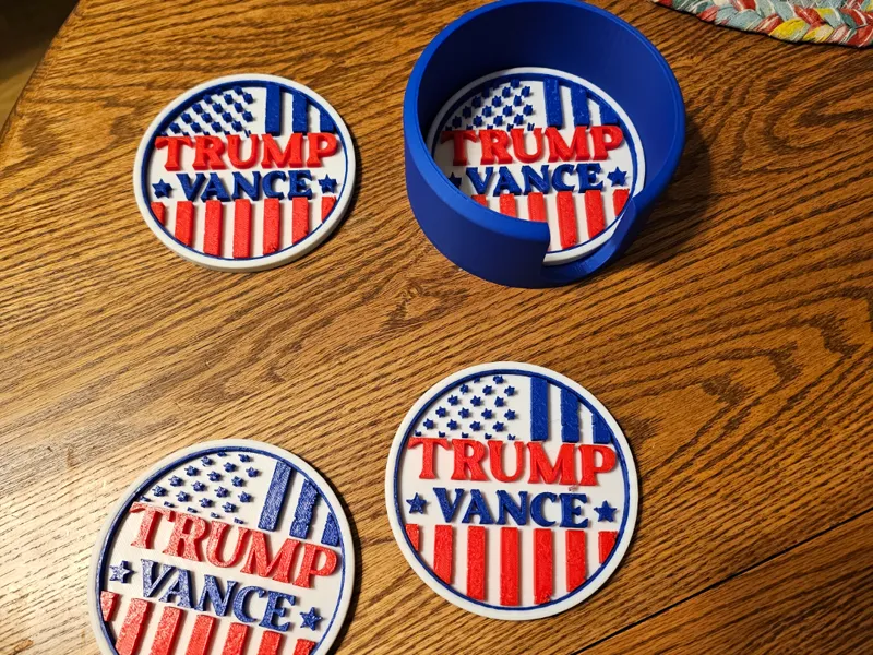 Trump Vance Coasters with Holder