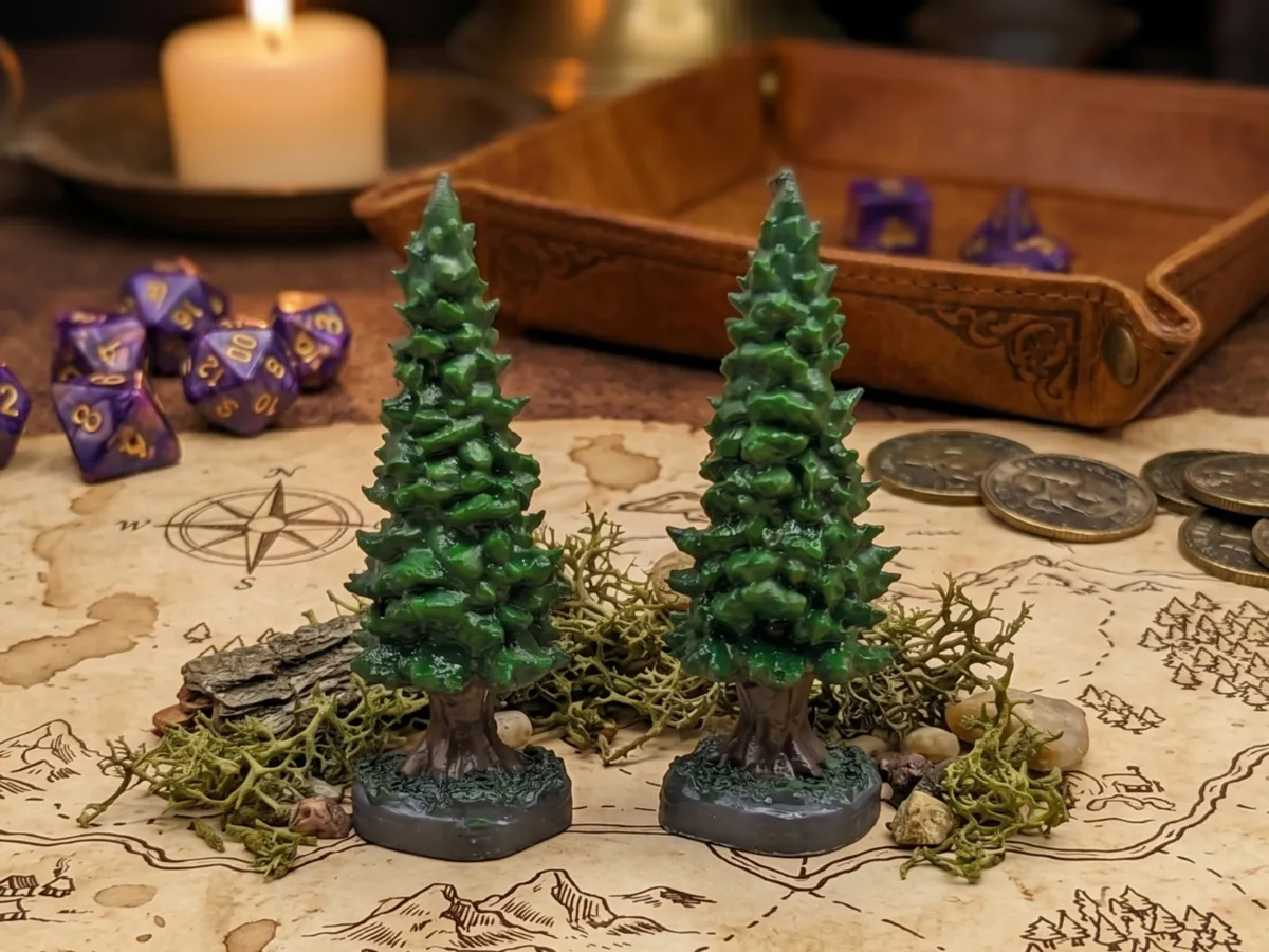 DnD 微缩地形树 - 免费 3D 打印模型 - MakerWorld